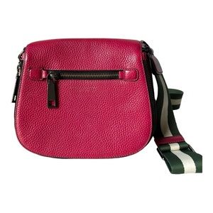 Marc Jacobs Gotham Nomad Saddle Small Crossbody Bag in Magenta Hot Pink